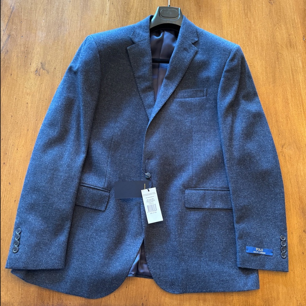 Polo Ralph Lauren New Men's Navy Sport Coat (size 44R)